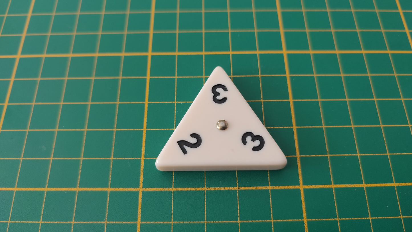 Pièce triangulaire 2 3 3 pièce détachée jeu de société Triominos de luxe Goliath #E52