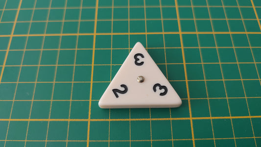 Pièce triangulaire 2 3 3 pièce détachée jeu de société Triominos de luxe Goliath #E52