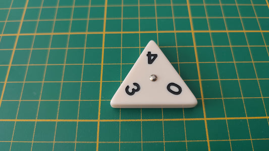 Pièce triangulaire 3 0 4 pièce détachée jeu de société Triominos de luxe Goliath #E52