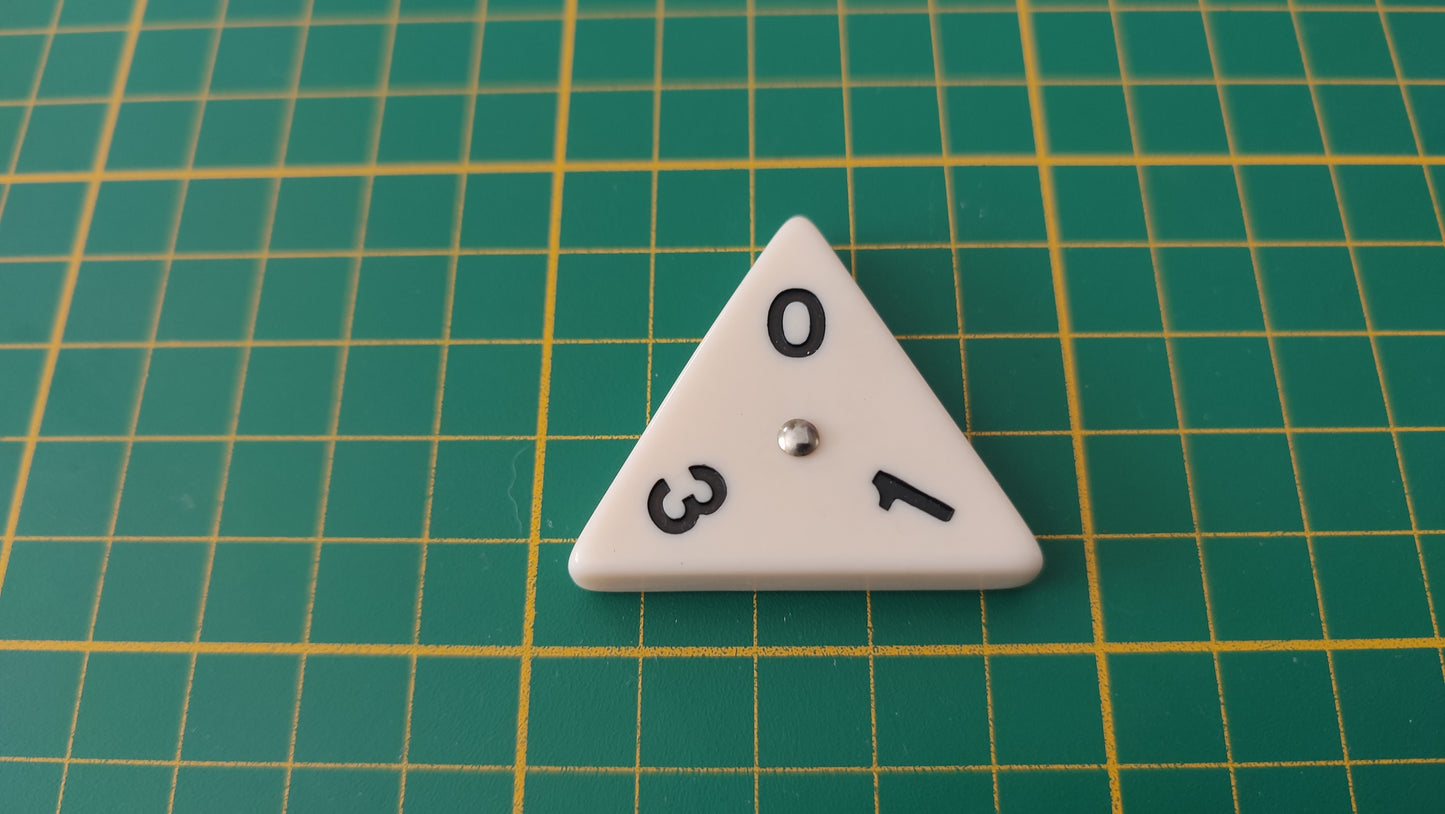 Pièce triangulaire 3 1 0 pièce détachée jeu de société Triominos de luxe Goliath #E52