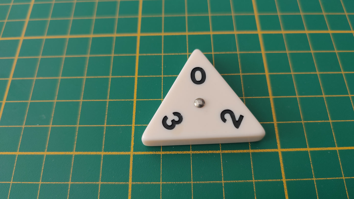 Pièce triangulaire 3 2 0 pièce détachée jeu de société Triominos de luxe Goliath #E52