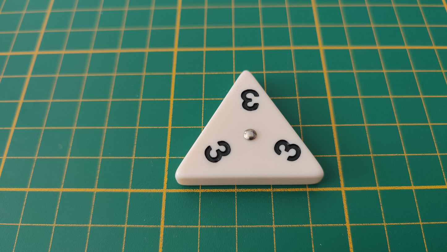 Pièce triangulaire 3 3 3 pièce détachée jeu de société Triominos de luxe Goliath #E52