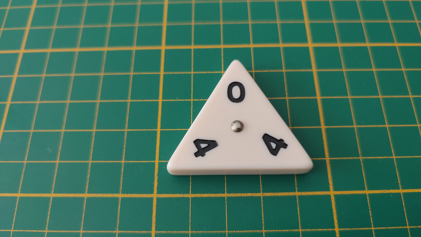 Pièce triangulaire 4 4 0 pièce détachée jeu de société Triominos de luxe Goliath #E52