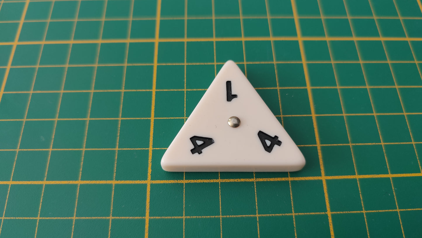 Pièce triangulaire 4 4 1 pièce détachée jeu de société Triominos de luxe Goliath #E52
