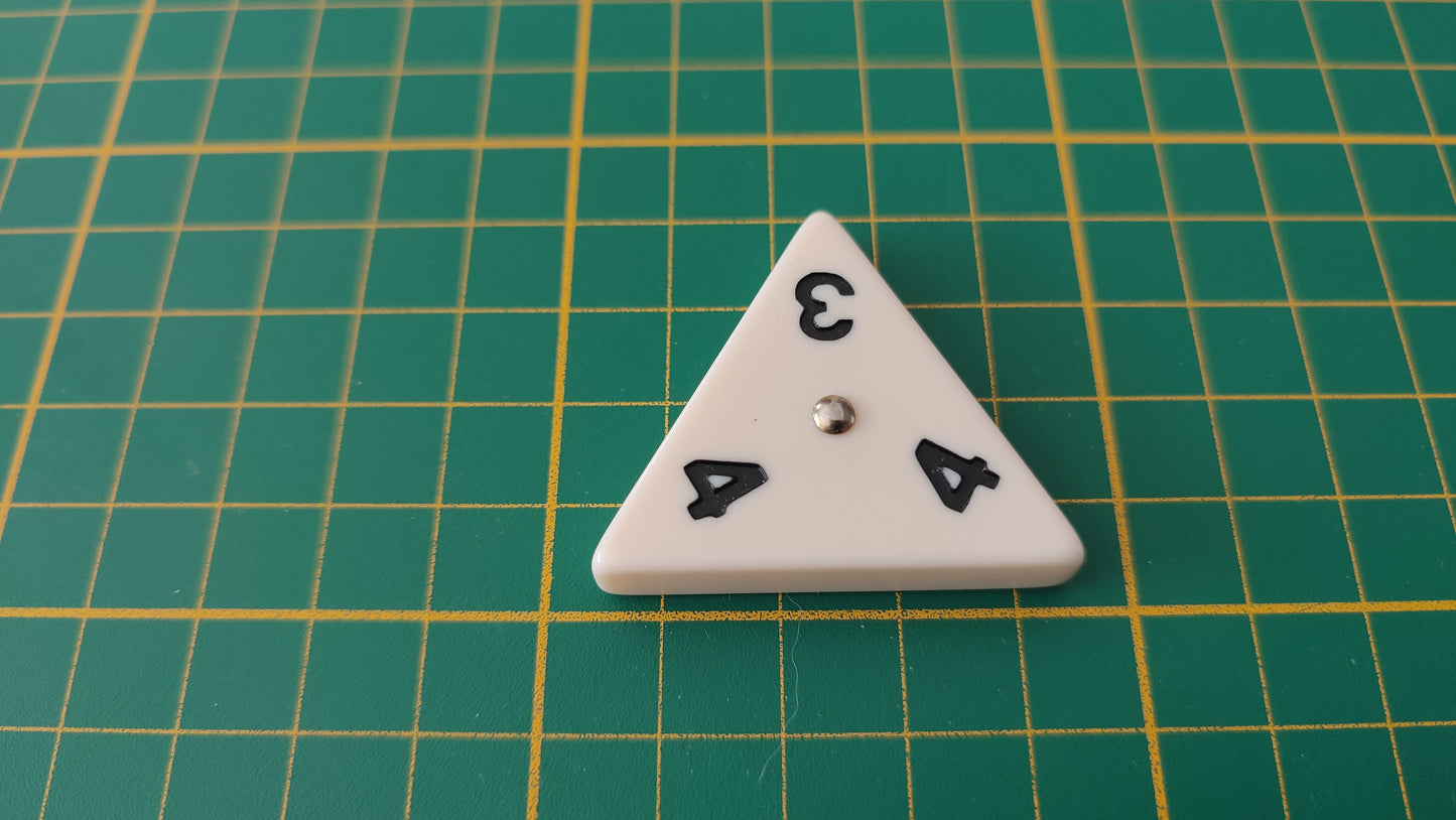 Pièce triangulaire 4 4 3 pièce détachée jeu de société Triominos de luxe Goliath #E52