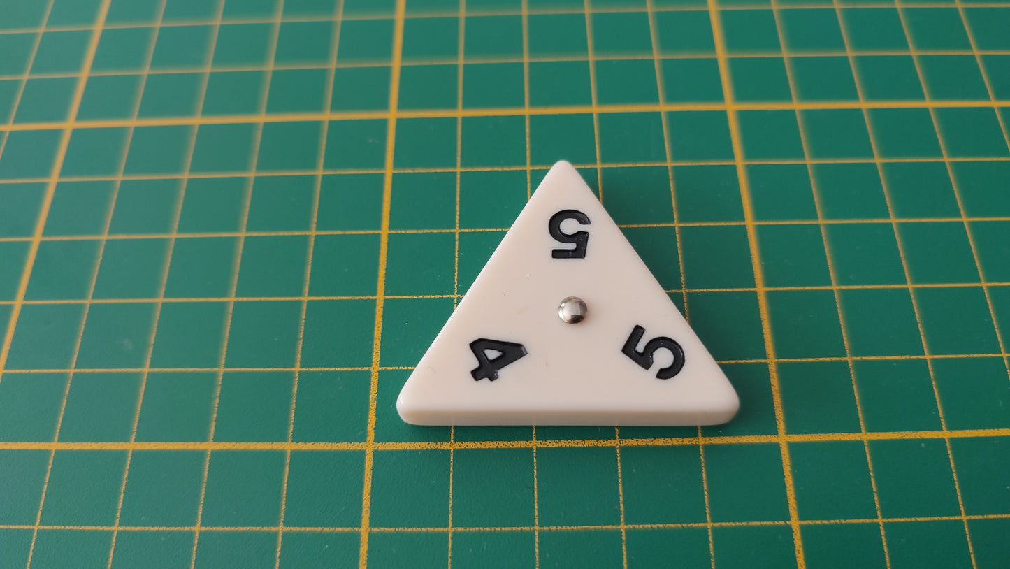 Pièce triangulaire 4 5 5 pièce détachée jeu de société Triominos de luxe Goliath #E52