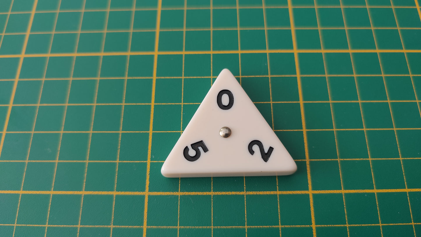 Pièce triangulaire 5 2 0 pièce détachée jeu de société Triominos de luxe Goliath #E52