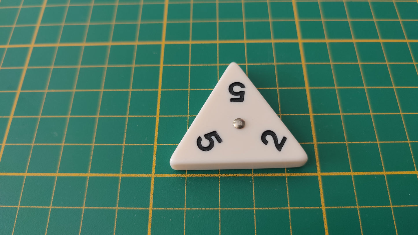 Pièce triangulaire 5 2 5 pièce détachée jeu de société Triominos de luxe Goliath #E52