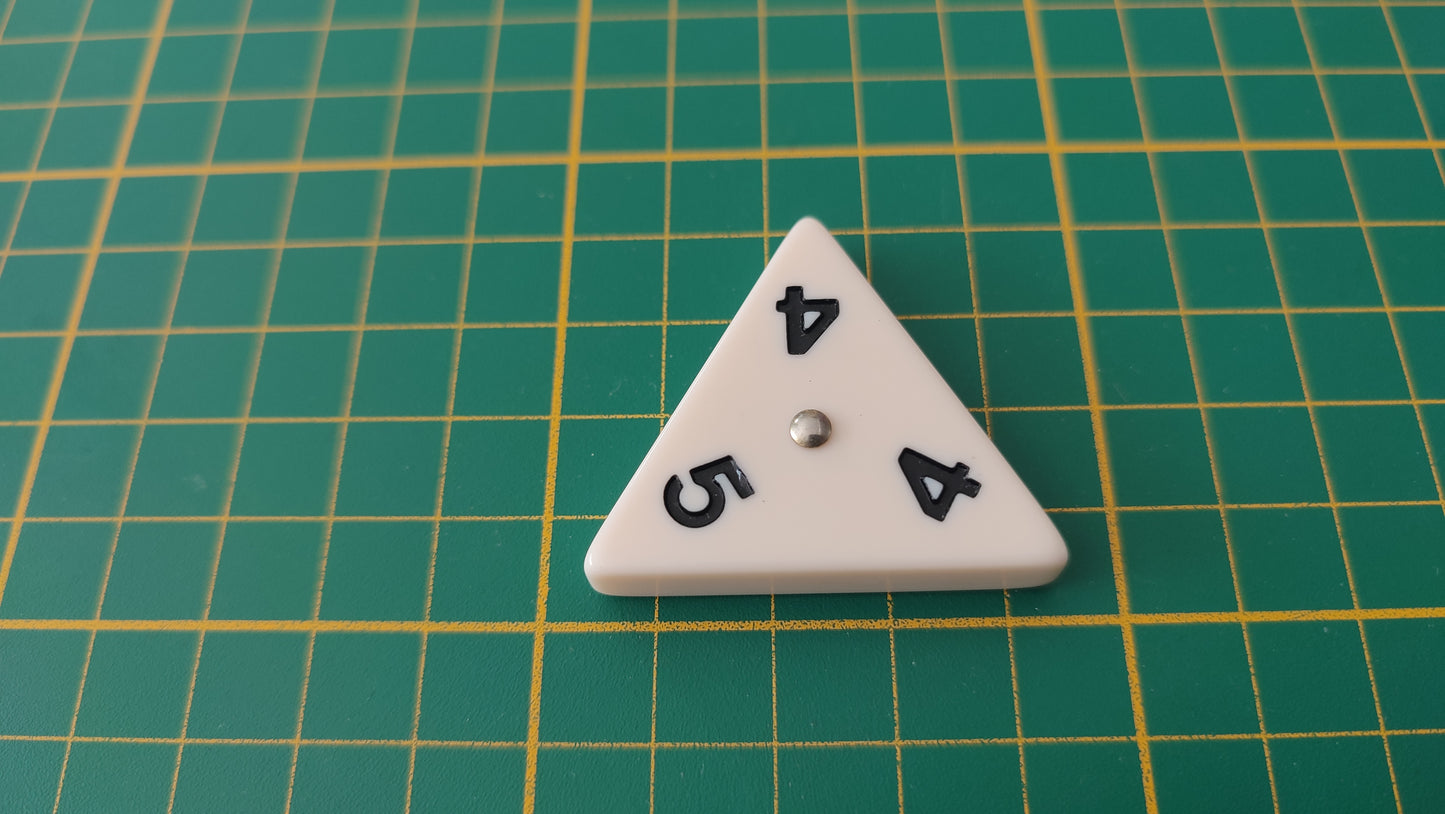 Pièce triangulaire 5 4 4 pièce détachée jeu de société Triominos de luxe Goliath #E52
