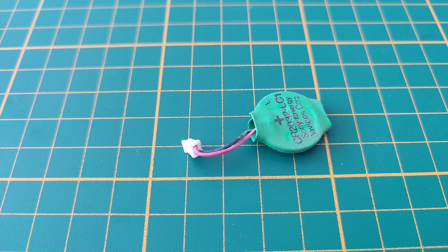 Pile de sauvegarde Sony CR2032-LC1 pièce détachée console de jeux Sony Playstation 2 Ps2 slim SCPH-75004 #E17