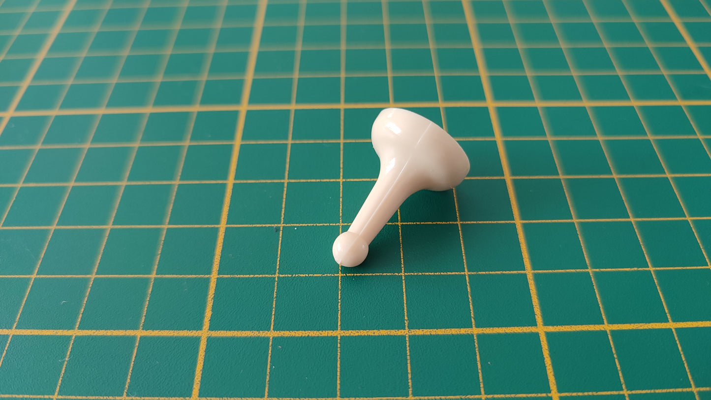 Pion blanc madame Leblanc en l'état Cluedo miro-meccano pièce détachée jeu de société #E26