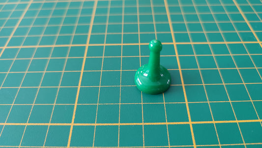 Pion vert docteur Olive en l'état Cluedo miro-meccano pièce détachée jeu de société #E26