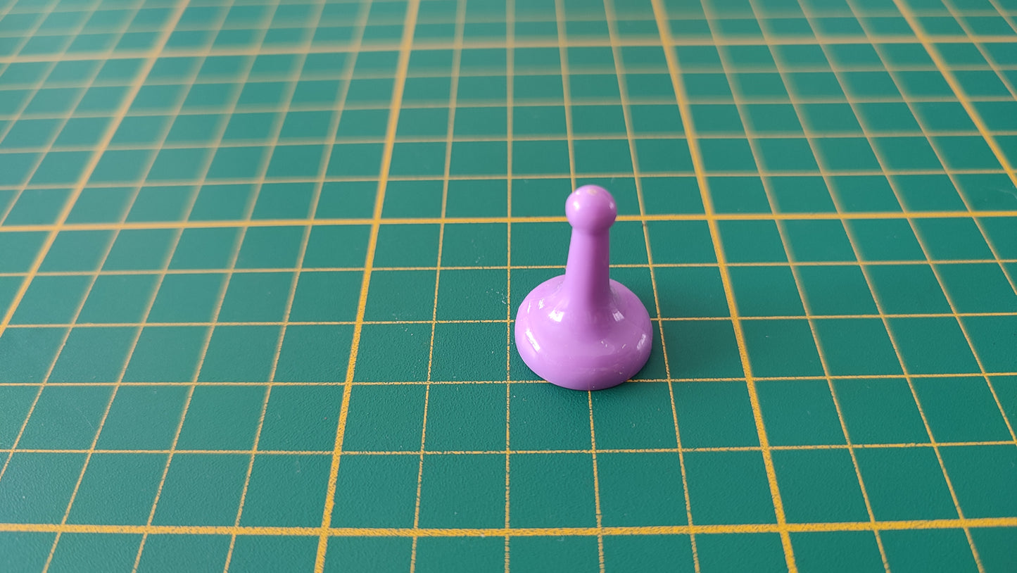 Pion violet professeur violet en l'état Cluedo miro-meccano pièce détachée jeu de société #E26