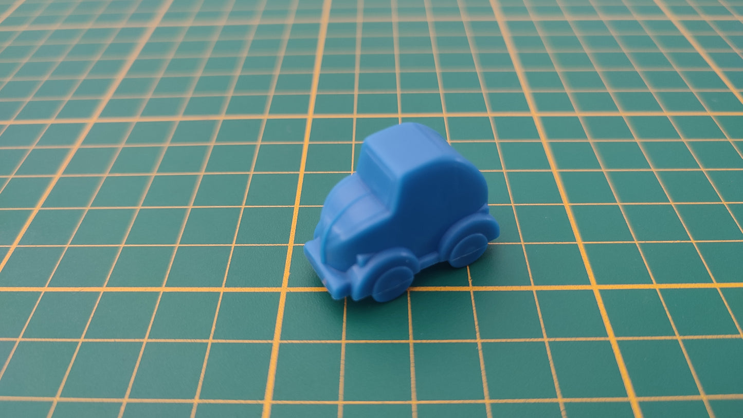 Pion voiture bleu pièce détachée jeu de société Monopoly junior à la fête foraine Hasbro #B83