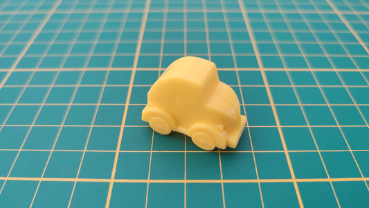 Pion voiture jaune pièce détachée jeu de société Monopoly junior à la fête foraine Hasbro #B83