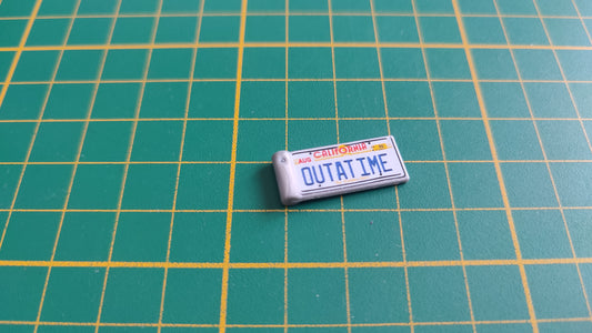 Plaque Outatime 30628557 pièce détachée Playmobil #E75