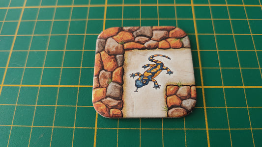 Plaque couloir angle gecko pièce détachée jeu de société Labyrinthe Ravensburger #D64