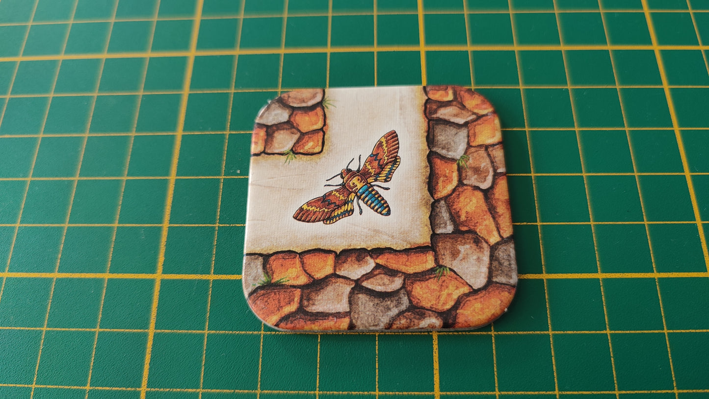 Plaque couloir angle animal 2 pièce détachée jeu de société Labyrinthe Ravensburger #D64