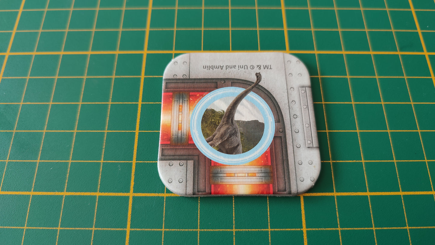 Plaque couloir angle dinosaure n°1 pièce détachée jeu de société Labyrinth Jurassic World Ravensburger #D77