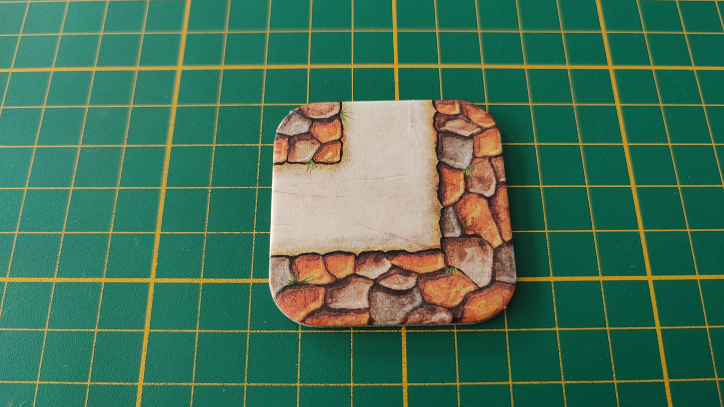 Plaque couloir angle vierge pièce détachée jeu de société Labyrinthe Ravensburger #D64