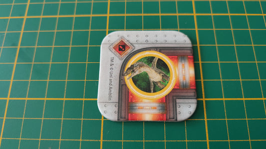 Plaque couloir dinosaure n°9 pièce détachée jeu de société Labyrinth Jurassic World Ravensburger #D77