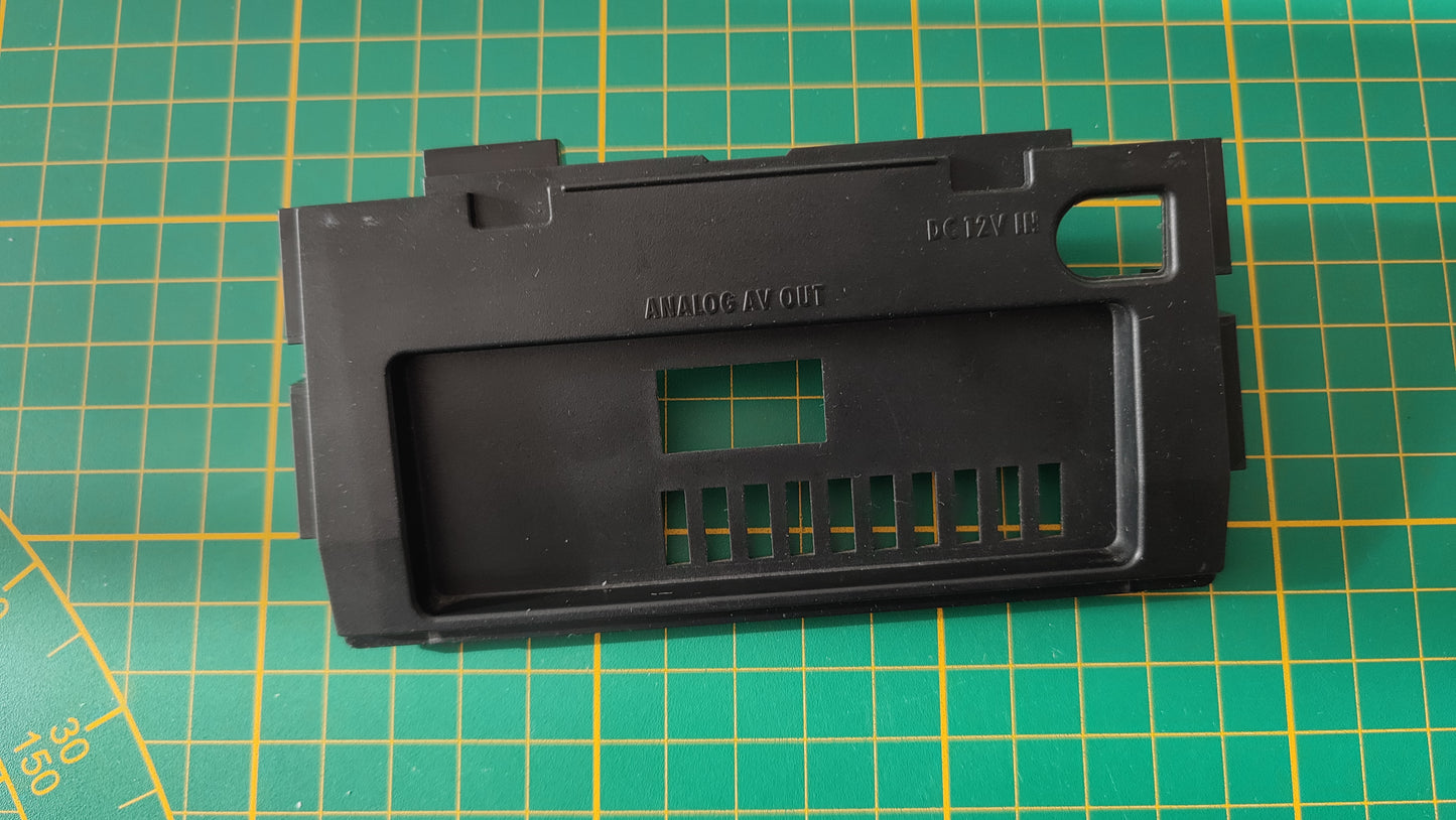 Plasturgie cache arrière h1-1 pièce détachée console de jeux Nintendo Gamecube DOL-101 (EUR) #C24