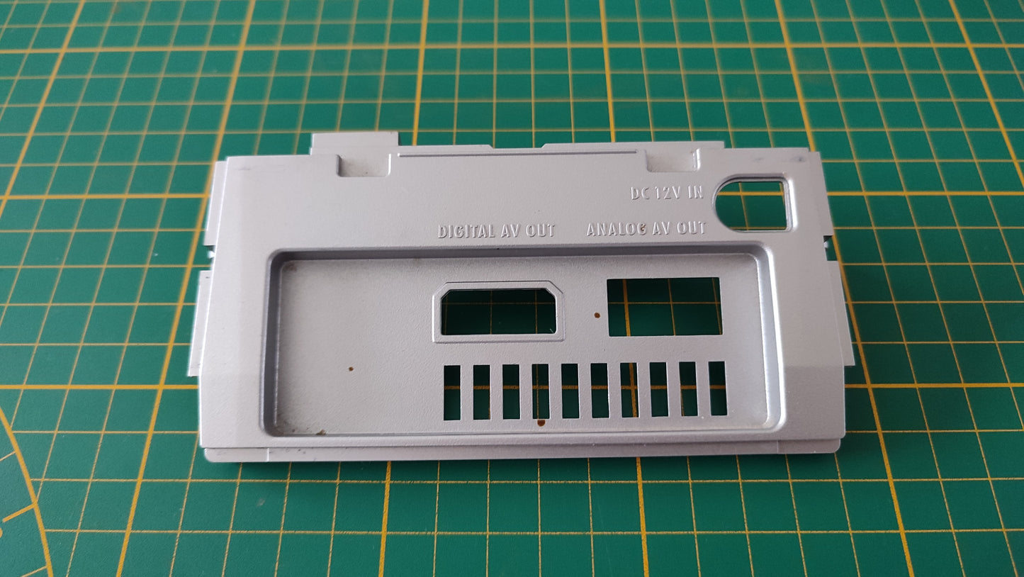 Plasturgie façade arrière 12-3 pièce détachée console de jeux Nintendo Gamecube DOL-001 (EUR) #D66