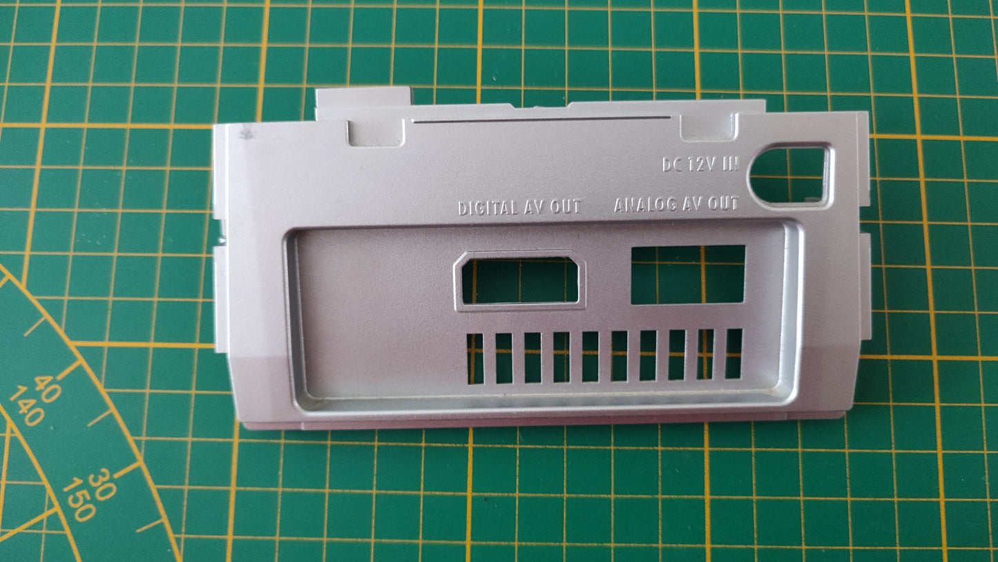 Plasturgie façade arrière F2-3 pièce détachée console de jeux Nintendo Gamecube DOL-001 (EUR) #E35