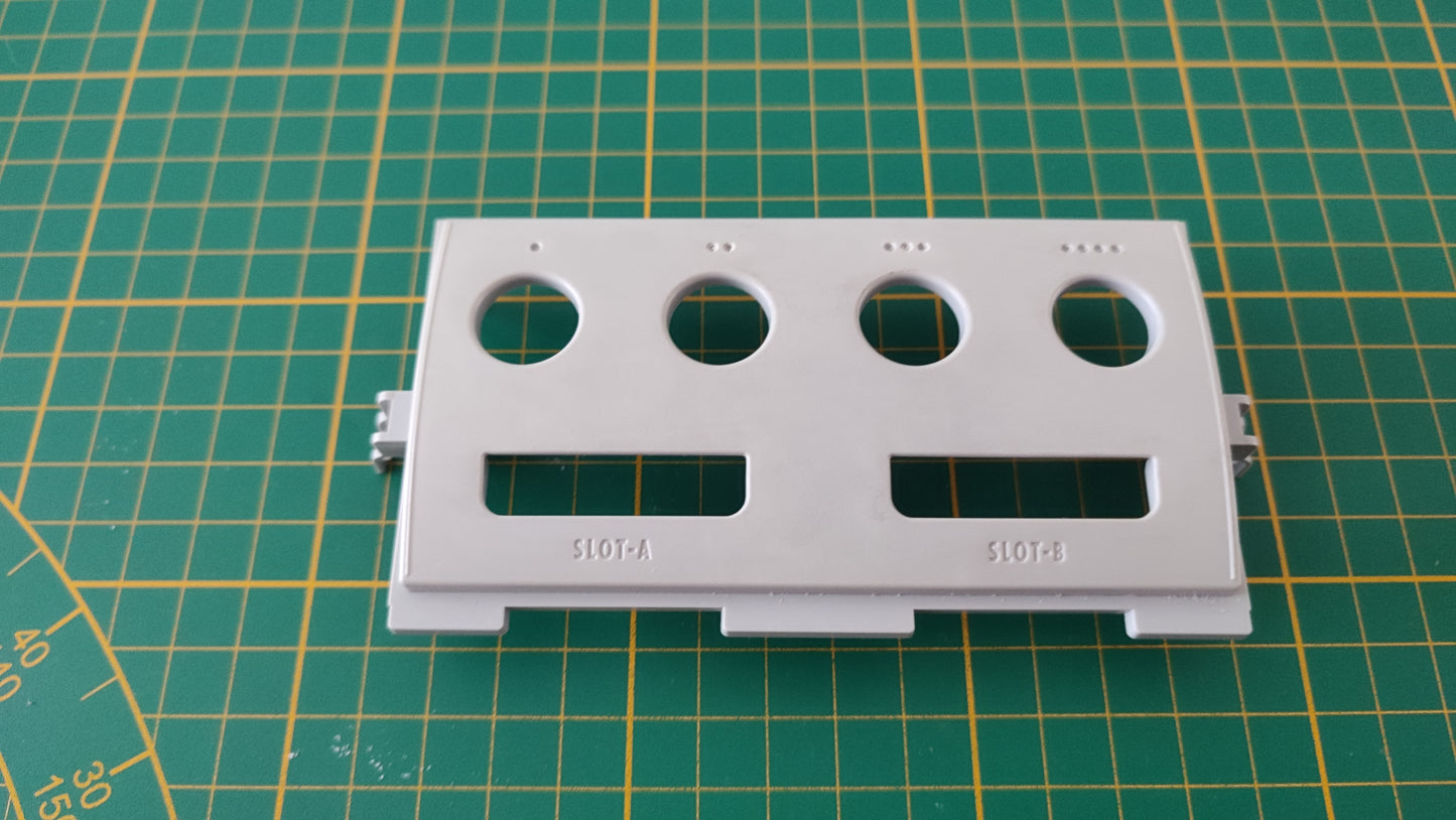 Plasturgie façade avant H1-3 pièce détachée console de jeux Nintendo Gamecube DOL-001 (EUR) #E35