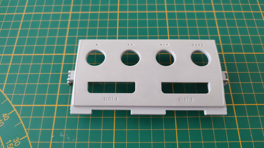 Plasturgie façade avant H1-3 pièce détachée console de jeux Nintendo Gamecube DOL-001 (EUR) #E35