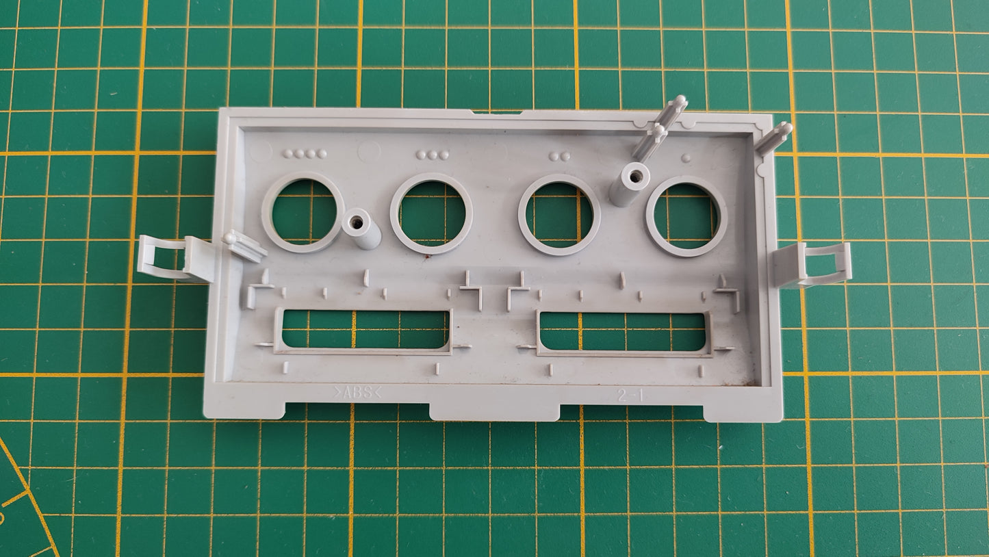 Plasturgie façade avant jaunis pièce détachée console de jeux Nintendo Gamecube DOL-001 (EUR) #E58