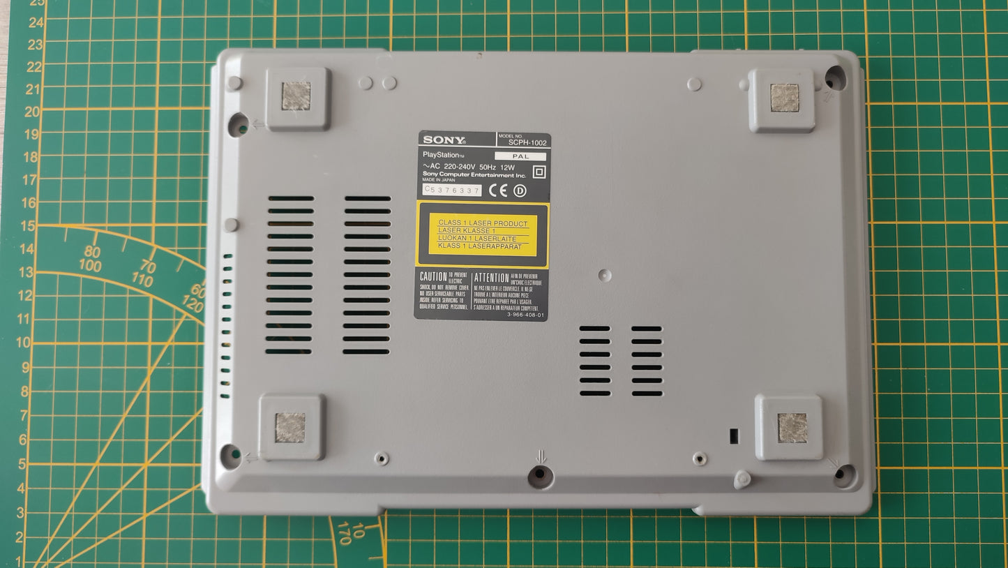Plasturgie inférieure C-3238 pièce détachée console de jeux Sony Playstation 1 Ps1 SCPH-1002 #E16