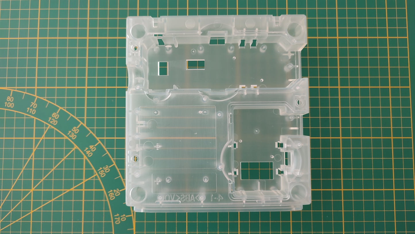Plasturgie inférieure blanc transparent pièce détachée pour console de jeux Nintendo Game cube DOL-001 DOL-101