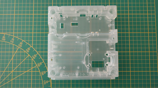 Plasturgie inférieure blanc transparent pièce détachée pour console de jeux Nintendo Game cube DOL-001 DOL-101