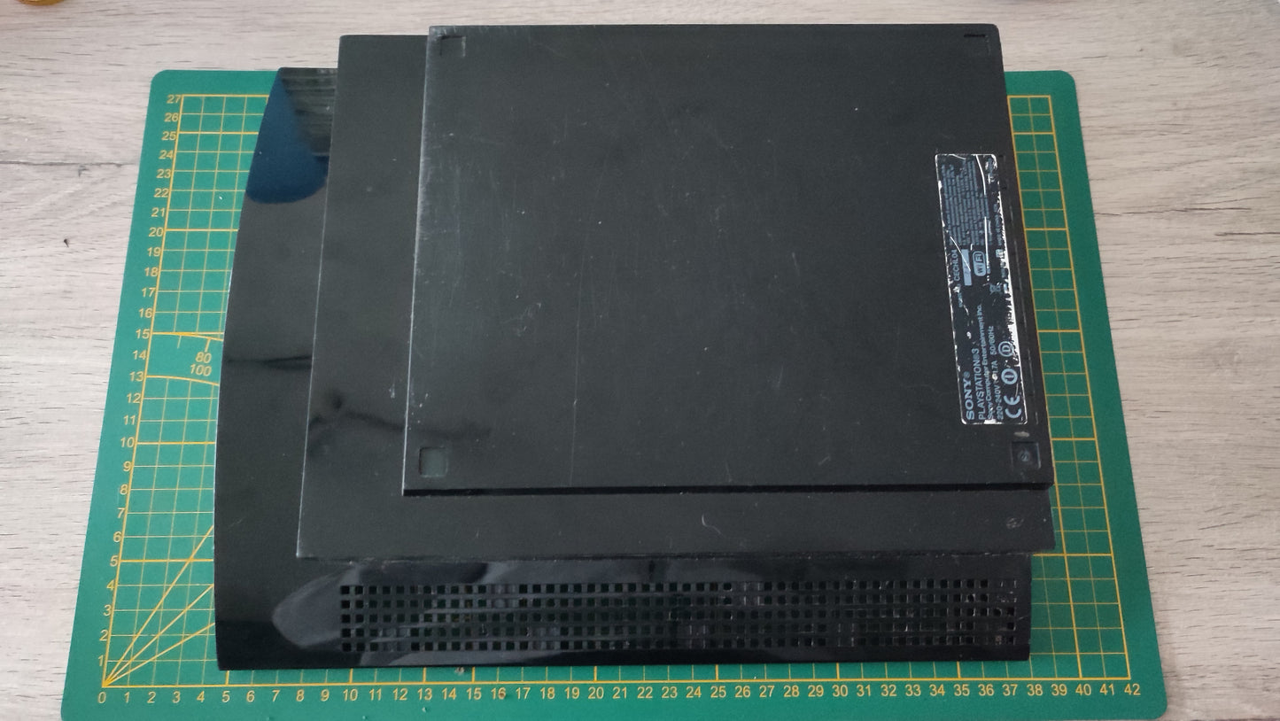 Plasturgie inférieure noir pièce détachée console de jeux Sony Playstation 3 Ps3 Fat CECHL04 #D59