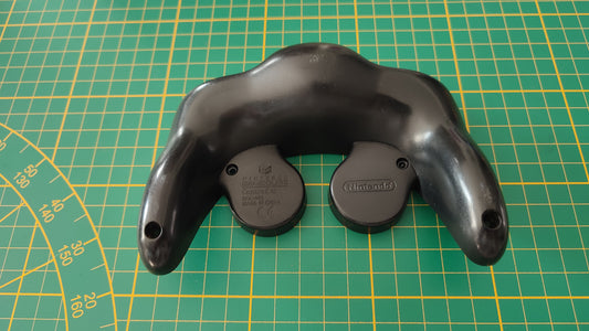 Plasturgie inférieure pièce détachée manette console de jeux Nintendo Gamecube DOL-003 noir #D42