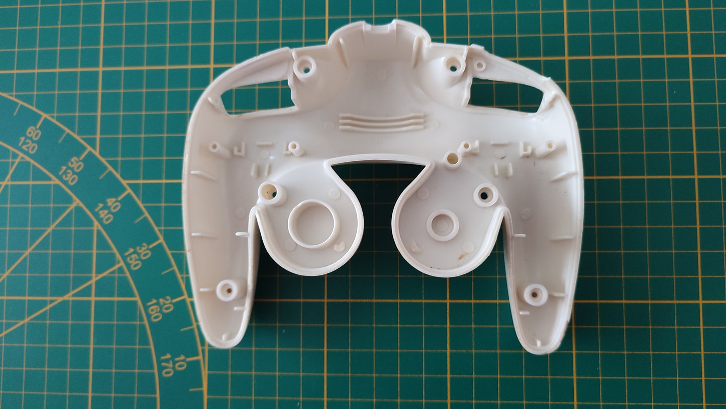 Plasturgie inférieure pièce détachée manette de jeux vidéo Nintendo Game cube Gamecube Bigben GCPADW #E35