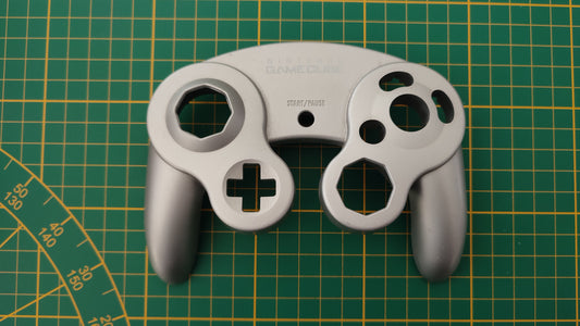 Plasturgie supérieure H7-1 pièce détachée manette console de jeux Nintendo Gamecube DOL-003 grise #C24