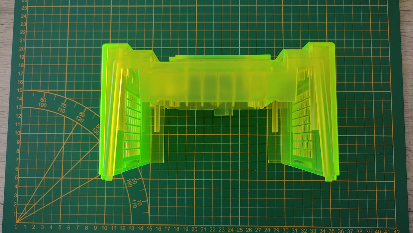 Plasturgie supérieure jaune transparente pièce détachée pour console de jeux Nintendo Game cube DOL-001 - DOL-101