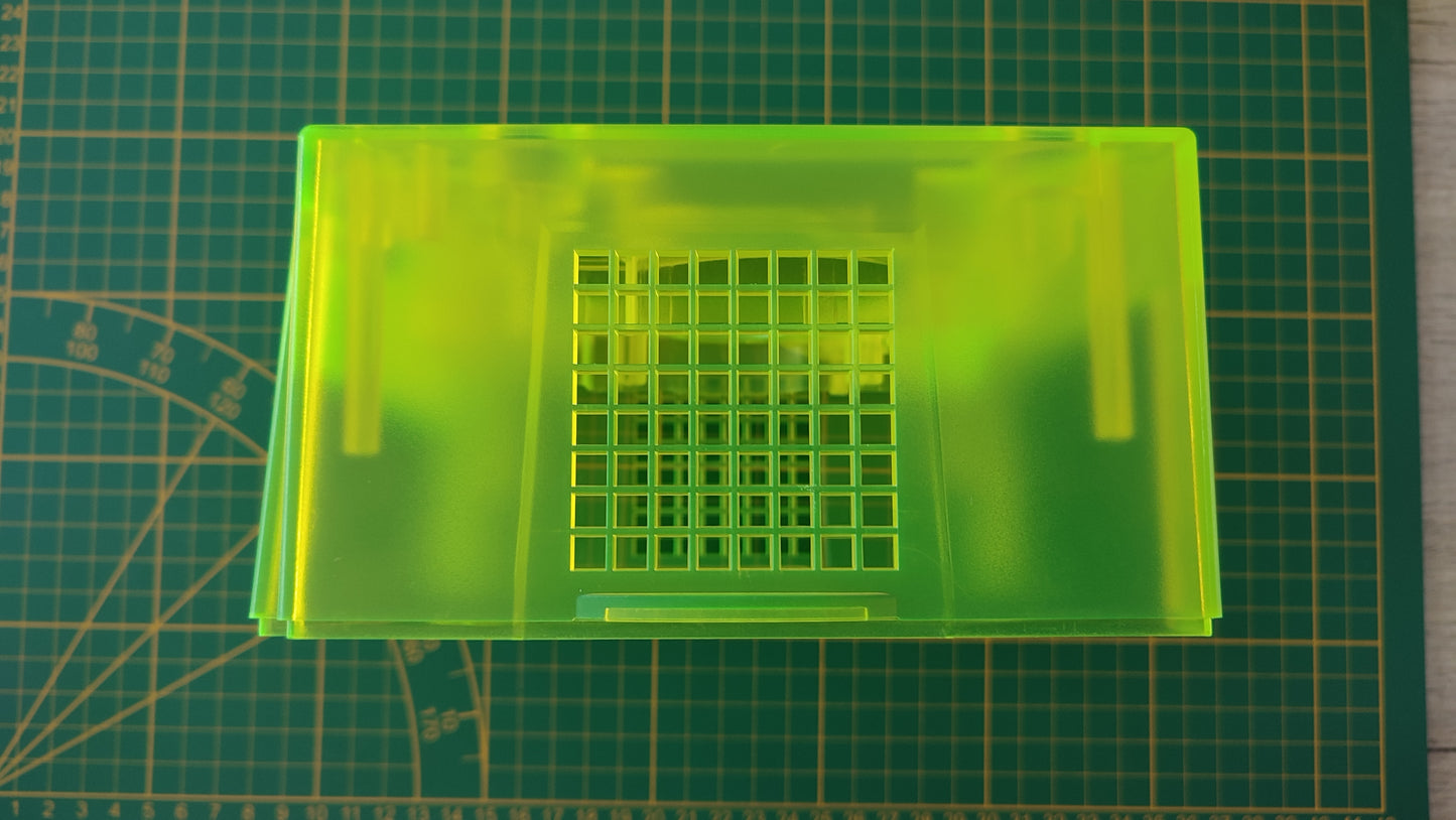 Plasturgie supérieure jaune transparente pièce détachée pour console de jeux Nintendo Game cube DOL-001 - DOL-101