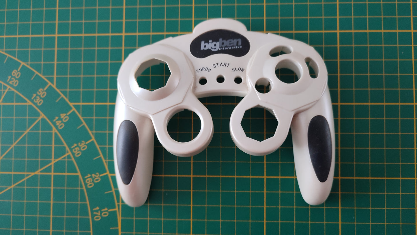 Plasturgie supérieure pièce détachée manette de jeux vidéo Nintendo Game cube Gamecube Bigben GCPADW #E35