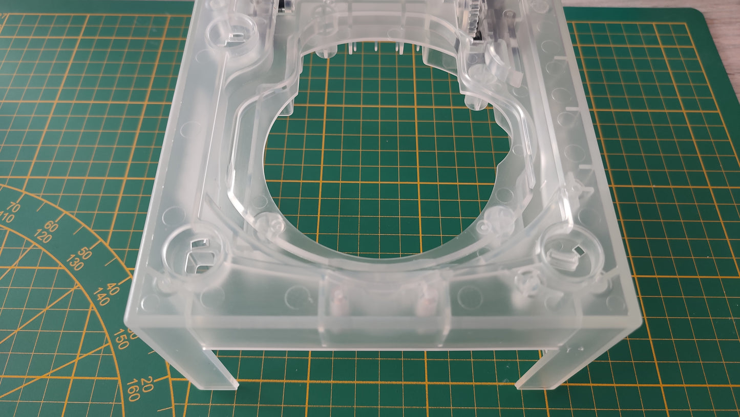 Plasturgie supérieure seule blanche transparente pièce détachée pour console de jeux Nintendo Game cube DOL-001 DOL-101