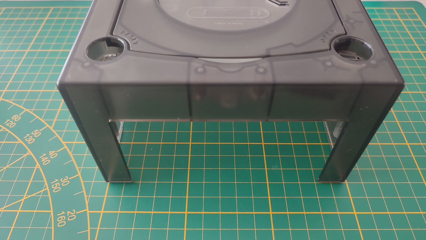 Plasturgie supérieure seule noir transparente pièce détachée pour console de jeux Nintendo Game cube Gamecube DOL-101 et/ou DOL-001