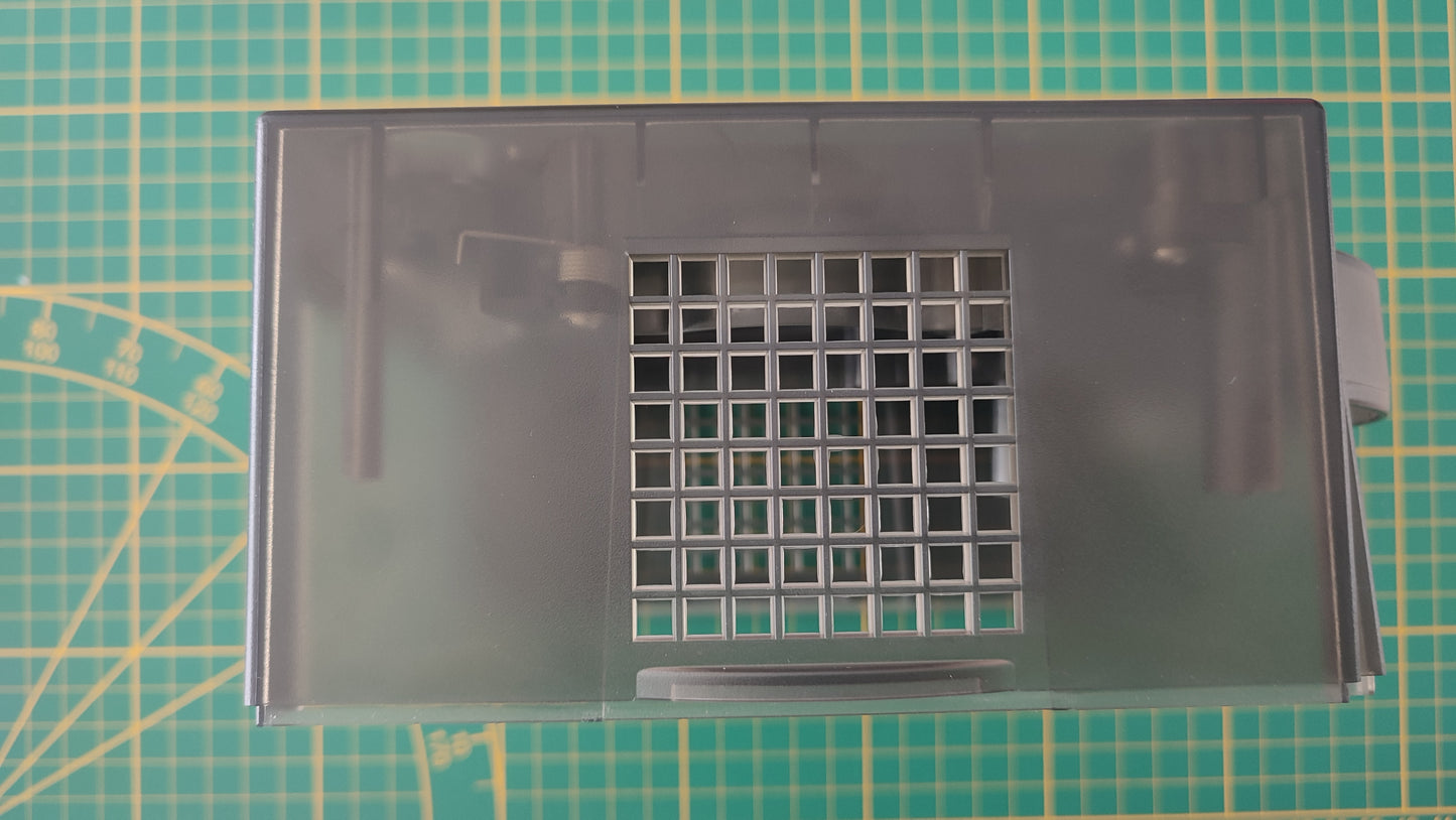 Plasturgie supérieure seule noir transparente pièce détachée pour console de jeux Nintendo Game cube Gamecube DOL-101 et/ou DOL-001