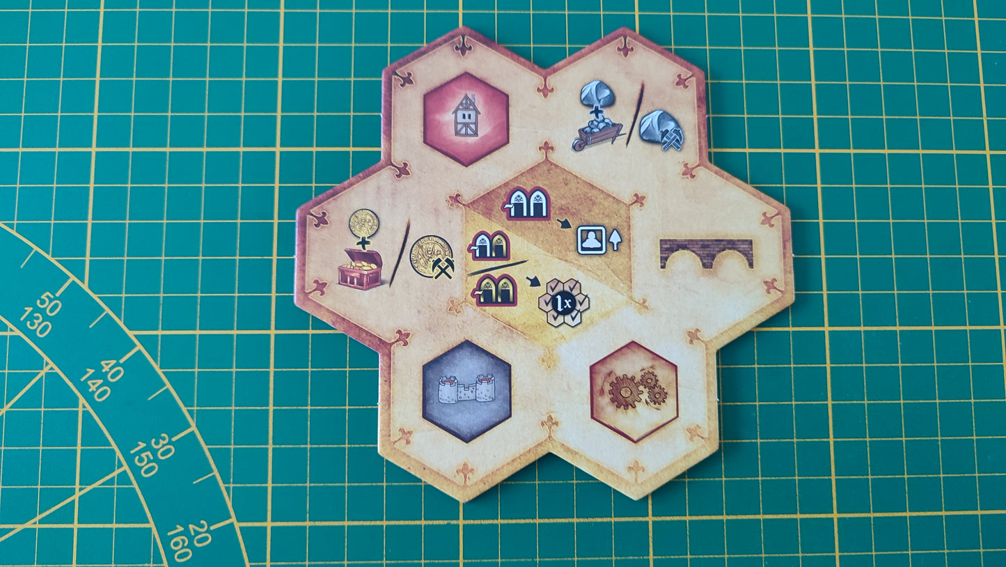 Plateau action n°2 Praga Caput Regni vladimir suchy Delicious Games pièce détachée jeu de société #E34