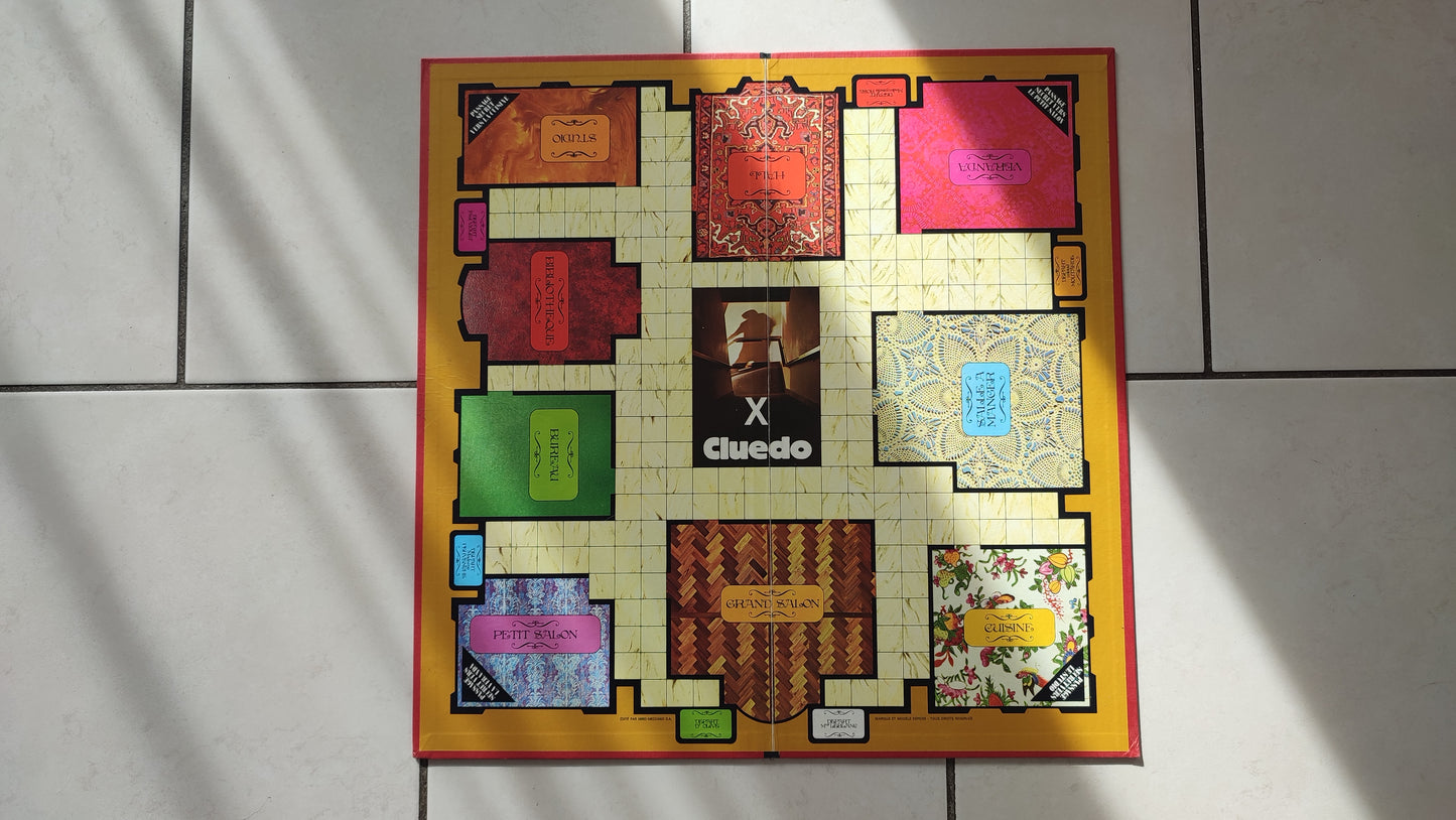 Plateau de jeu seul en l'état Cluedo miro-meccano pièce détachée jeu de société #E26