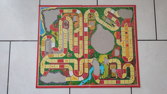 Plateau du jeu jeu de société Destins En famille sur les chemins de la vie MB #E44