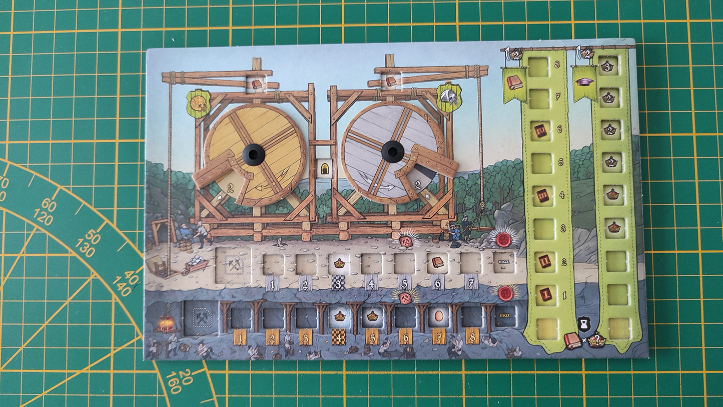 Plateau joueur n°2 Praga Caput Regni vladimir suchy Delicious Games pièce détachée jeu de société #E34