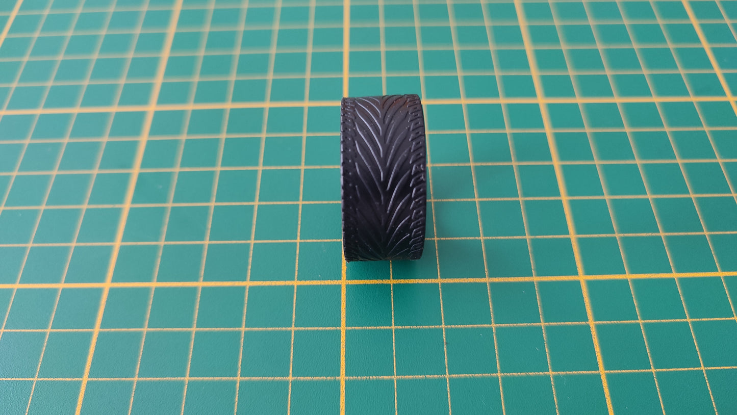 Pneu avant pièce détachée miniature Jada Toys Dodge Viper SRT10 2008 1/24 1/24e 1/24ème #E24