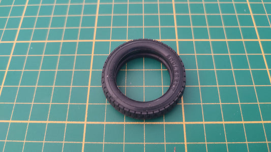 Pneu seul roue de secours pièce détachée miniature Bburago Burago Ferrari 250 Testa Rossa 1957 1/18 1/18e 1/18ème #E80
